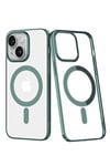 Apple iPhone 14 Plus Kılıf Element Magneticsafe Sert Kapak - Köknar Yeşili