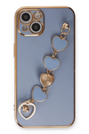 Apple iPhone 14 Plus Kılıf Esila Silikon - Gri