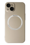Apple iPhone 14 Plus Kılıf Jack Magneticsafe Lens Silikon - Gold