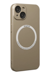 Apple iPhone 14 Plus Kılıf Jack Magneticsafe Lens Silikon - Gold