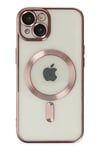 Apple iPhone 14 Plus Kılıf Kross Magneticsafe Kapak - Rose