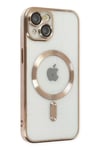 Apple iPhone 14 Plus Kılıf Kross Magneticsafe Kapak - Gold