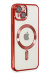 Apple iPhone 14 Plus Kılıf Kross Magneticsafe Kapak - Kırmızı