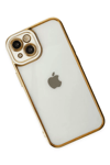 Apple iPhone 14 Plus Kılıf Liva Lens Silikon - Beyaz