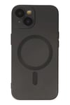 Apple iPhone 14 Plus Kılıf Moshi Lens Magneticsafe Silikon - Siyah