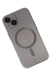 Apple iPhone 14 Plus Kılıf Moshi Lens Magneticsafe Silikon - Füme