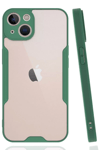 Apple iPhone 14 Plus Kılıf Platin Silikon - Yeşil