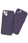 Apple iPhone 14 Plus Kılıf Puma Silikon - Koyu Mor