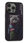 Apple iPhone 14 Pro Fun Magsafe Kapak - Derin Mor