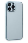 Apple iPhone 14 Pro Kılıf Coco Deri Silikon Kapak - Sky Blue