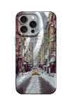 Apple iPhone 14 Pro Kılıf Crew Desenli Kapak - Galata Kulesi