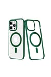 Apple iPhone 14 Pro Kılıf Element Magneticsafe Sert Kapak - Köknar Yeşili