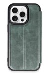 Apple iPhone 14 Pro Kılıf Flip Cover - Koyu Yeşil