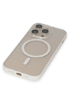 Apple iPhone 14 Pro Kılıf Grand Magneticsafe Kapak - Beyaz