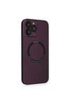 Apple iPhone 14 Pro Kılıf Jack Magneticsafe Lens Silikon - Mürdüm