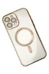 Apple iPhone 14 Pro Kılıf Kross Magneticsafe Kapak - Gold