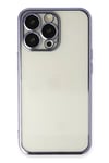 Apple iPhone 14 Pro Kılıf Lensli Silikon - Mor