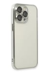 Apple iPhone 14 Pro Kılıf Lensli Silikon - Gümüş