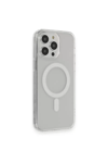 Apple iPhone 14 Pro Kılıf Matte Şeffaf Magneticsafe - Şeffaf