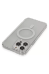 Apple iPhone 14 Pro Kılıf Matte Şeffaf Magneticsafe - Şeffaf