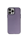 Apple iPhone 14 Pro Kılıf Modos Metal Kapak - Derin Mor