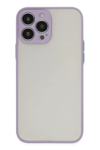 Apple iPhone 14 Pro Kılıf Montreal Silikon Kapak - Mor