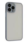 Apple iPhone 14 Pro Kılıf Montreal Silikon Kapak - Gri