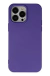 Apple iPhone 14 Pro Kılıf Nano içi Kadife Silikon - Mor