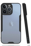 Apple iPhone 14 Pro Kılıf Platin Silikon - Siyah