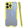 Apple iPhone 14 Pro Kılıf Platin Silikon - Sarı