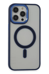 Apple iPhone 14 Pro Kılıf Room Magneticsafe Silikon - Lacivert