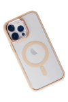 Apple iPhone 14 Pro Kılıf Room Magneticsafe Silikon - Pudra