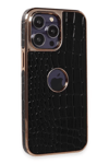 Apple iPhone 14 Pro Kılıf Snake Kapak - Siyah