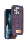 Apple iPhone 14 Pro Max Bright Simli Kapak - Derin Mor