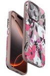 Apple iPhone 14 Pro Max Flower Series Magsafe Kapak - Pembe