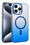 Apple iPhone 14 Pro Max Glossy Magsafe Kapak - Mavi