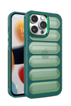 Apple iPhone 14 Pro Max Kılıf Airmax Silikon Kapak - Koyu Yeşil