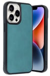 Apple iPhone 14 Pro Max Kılıf Aras Deri Kapak - Açık Yeşil