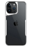 Apple iPhone 14 Pro Max Kılıf Boyi Silikon Kapak - Gümüş