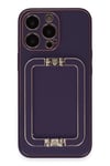 Apple iPhone 14 Pro Max Kılıf Coco Elit Kapak - Derin Mor