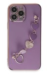 Apple iPhone 14 Pro Max Kılıf Esila Silikon - Mor