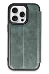 Apple iPhone 14 Pro Max Kılıf Flip Cover - Koyu Yeşil