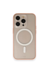 Apple iPhone 14 Pro Max Kılıf Grand Magneticsafe Kapak - Pembe