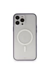 Apple iPhone 14 Pro Max Kılıf Grand Magneticsafe Kapak - Mor