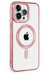 Apple iPhone 14 Pro Max Kılıf Kronos Magsafe Kapak - Rose Gold