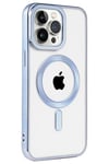 Apple iPhone 14 Pro Max Kılıf Kronos Magsafe Kapak - Sierra Blue