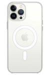 Apple iPhone 14 Pro Max Kılıf Magneticsafe Şeffaf Silikon - Şeffaf