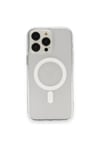 Apple iPhone 14 Pro Max Kılıf Matte Şeffaf Magneticsafe - Şeffaf