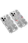 Apple iPhone 14 Pro Max Kılıf Mekanik Bumper Kapak - Gümüş