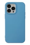 Apple iPhone 14 Pro Max Kılıf Nano içi Kadife Silikon - Mavi